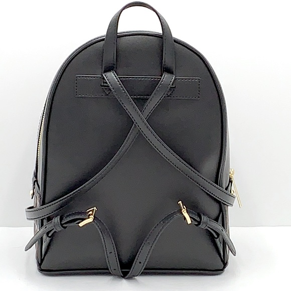 MICHAEL KORS ADINA MEDIUM BACKPACK BLACK /BROWN - Picture 2 of 16